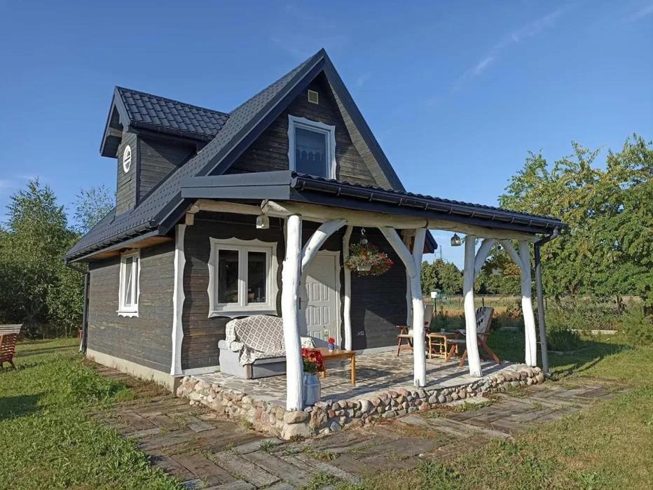 Bajkowy Domek Nad Rzeka Liwiec Łochów Bagian luar foto